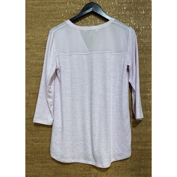 41 Hawthorn Top Women's Pink V-Neck Size Medium - Picture 2 of 6